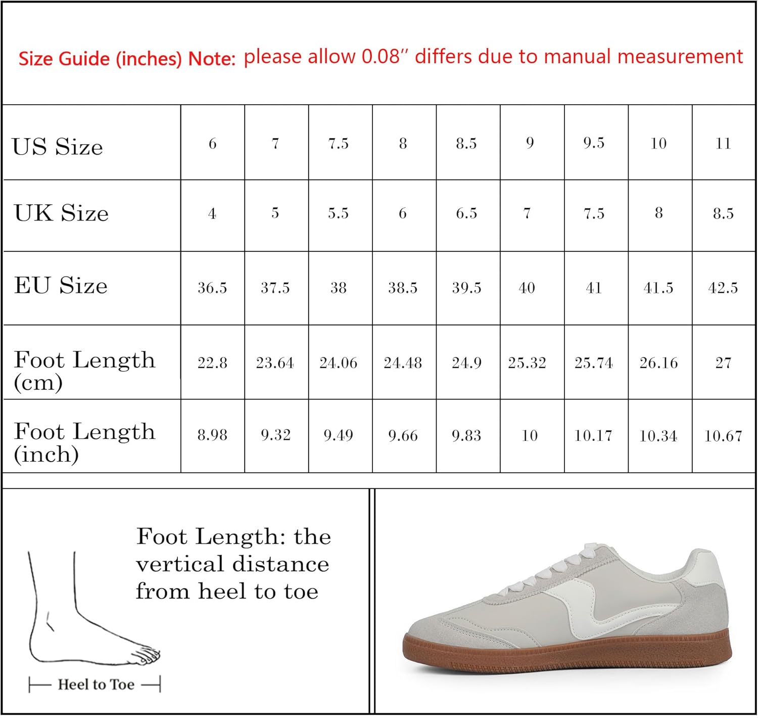 Sneakers for Women Business Casual Tennis Shoes Comfortable Lace up Slip on Women's... - Image 9