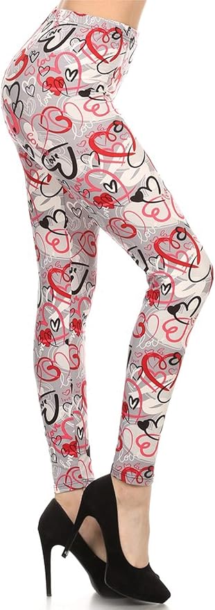 Doodle Heart Leggings.