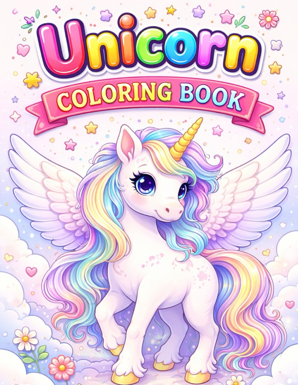 Unicorn Coloring Book: For Kids Ages 4-10