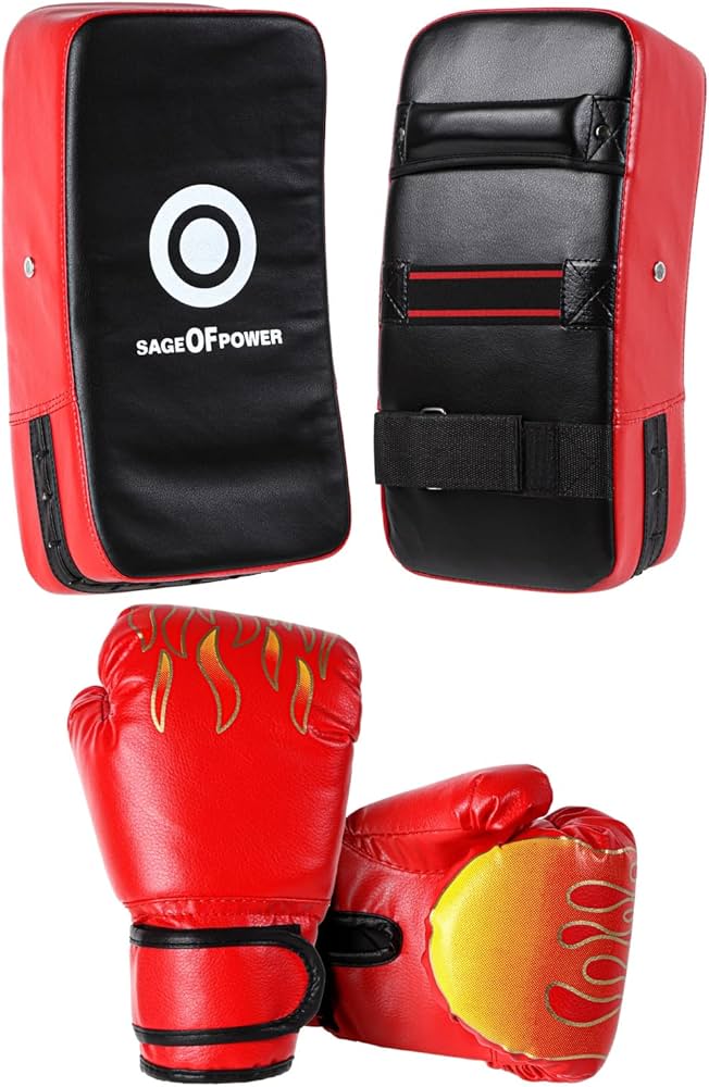 Amazon.co.jp: 親子で キックボクシング セット 子供用 ボクシング