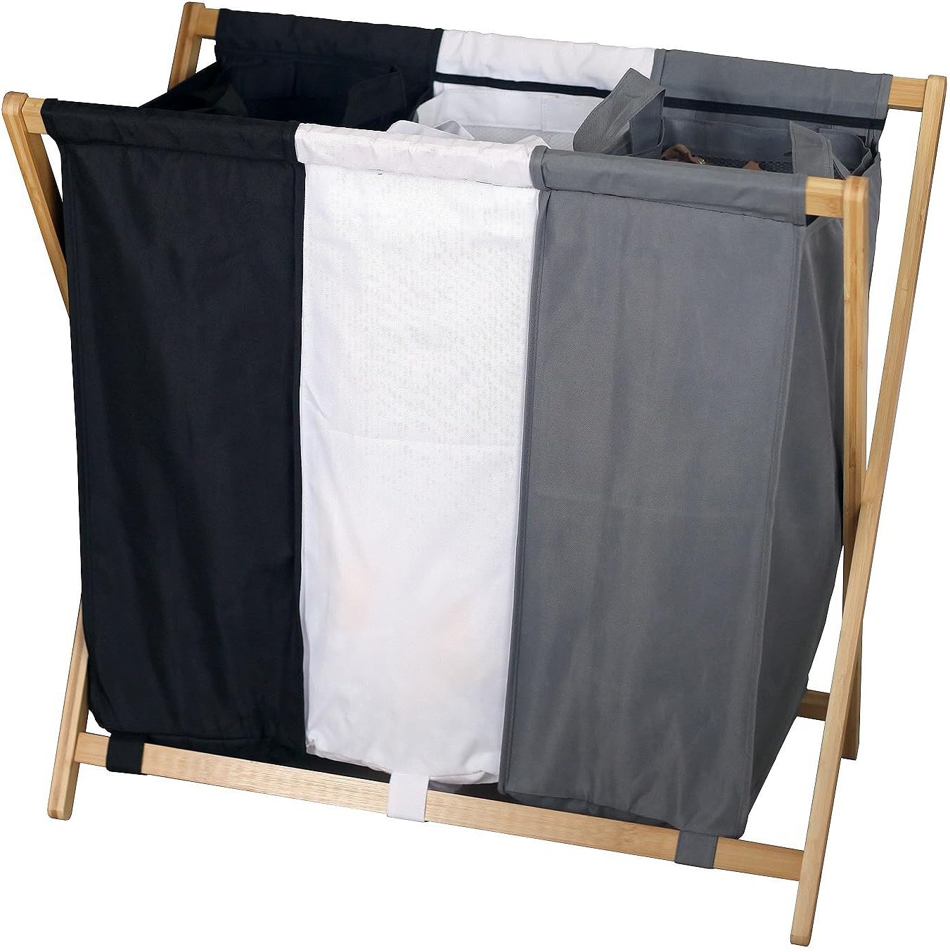 Froppi Foldable Laundry Basket Sorter with Removable Liners 3