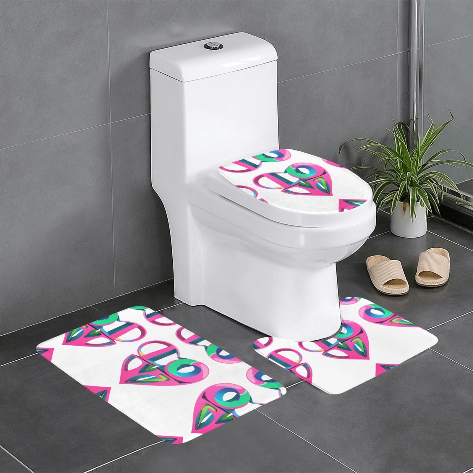 Tapis de salle de bain antidérapants et absorbants pour une sécurité maximale en lot de 3