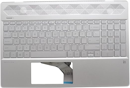 مسند جديد لـ HP Pavilion 15-CS 15CS 15T-CS 15-CW 15-CS0051WM 15-CW1095NR 15.6 "الحالة العلوية مع لوحة المفاتيح الخلفية L24752-001 L24753-001 ebg7b0150- <TAG1
