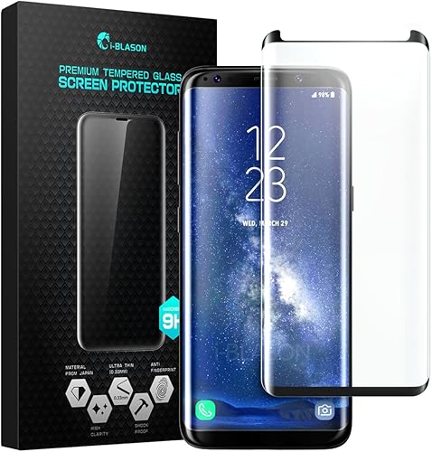 i-Blason Salvaschermo Vetro Temperato per Galaxy S8  Plus  Utilizzabile Anche con Custodia  Copertura Completa Premium Edge-to-Edge  Proteggischermo per Samsung Galaxy S8  Plus  Nero  i-Blason Salvaschermo Vetro Temperato per Galaxy S8  Plus  Utilizzabile Anche con Custodia  Copertura Completa Premium Edge-to-Edge  Proteggischermo per Samsung Galaxy S8  Plus  Nero