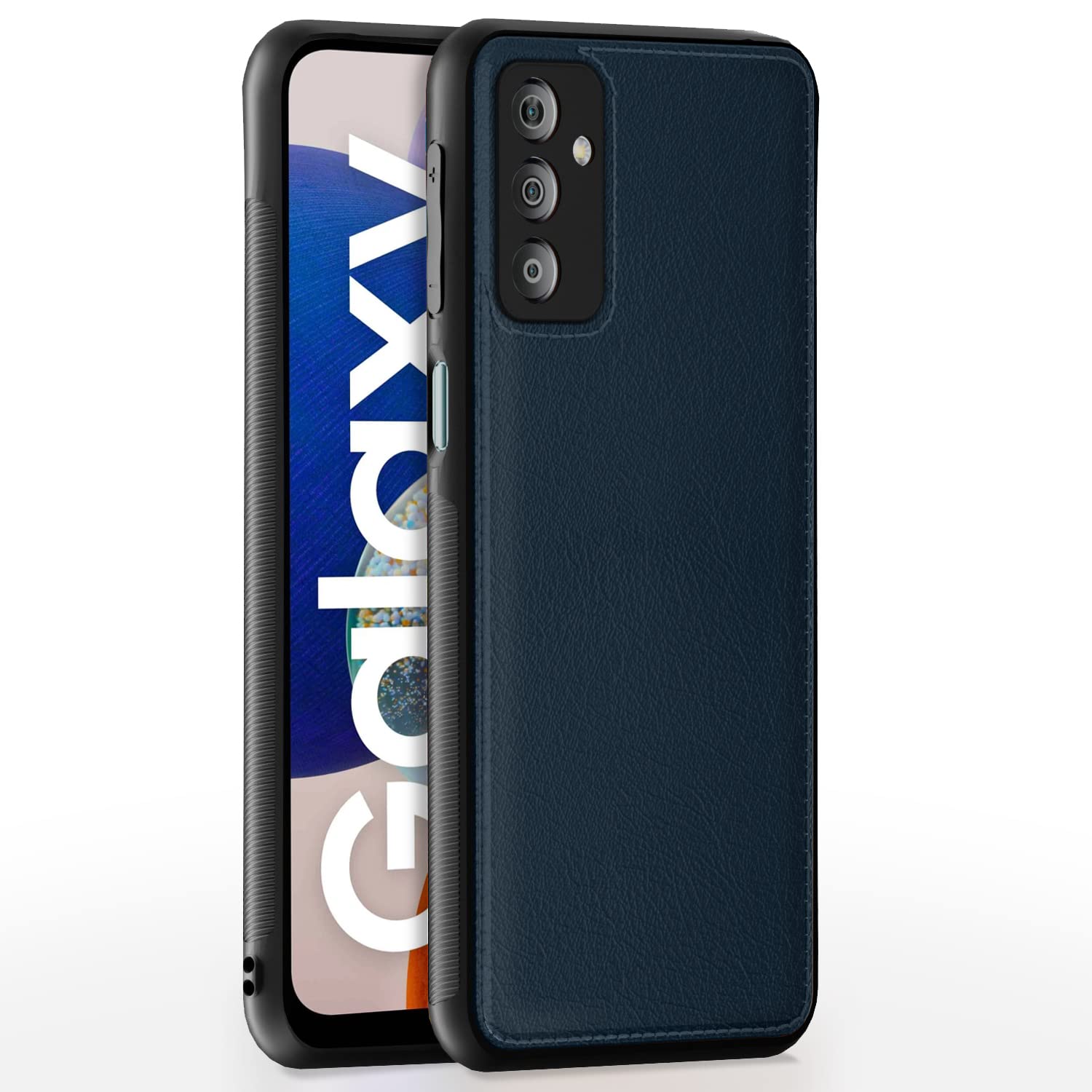 Pikkme Samsung Galaxy A14 5G Back Cover Flexible Faux Leather Super Soft-Touch Bumper Case Lightweight Slim Camera Protection Cover (Blue) (B0D354R91Y) Amazon Price History, Amazon Price Tracker