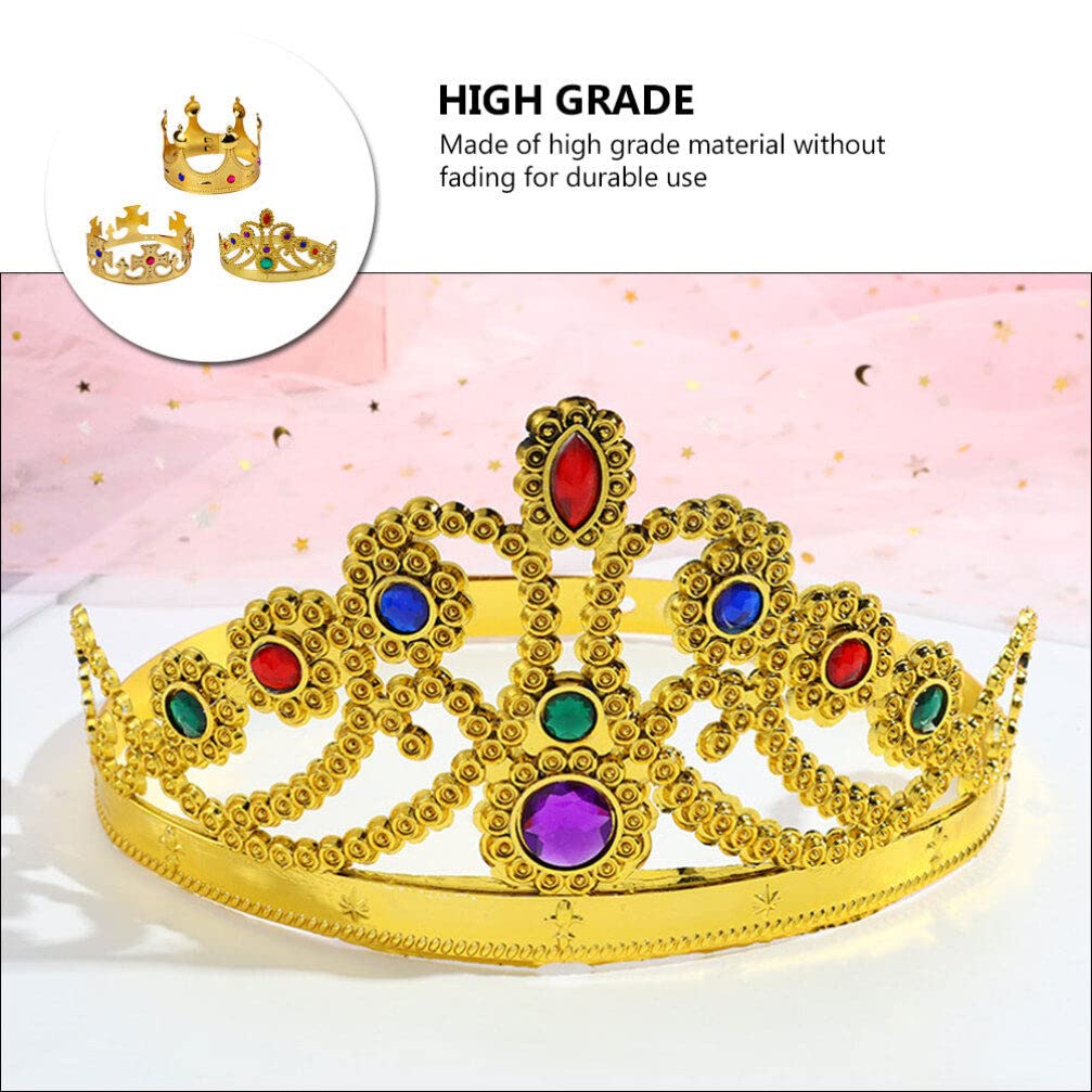 Corone Re E Regina 4 Pezzi - Per Feste, Costumi, Compleanni, Adulti E Bambini