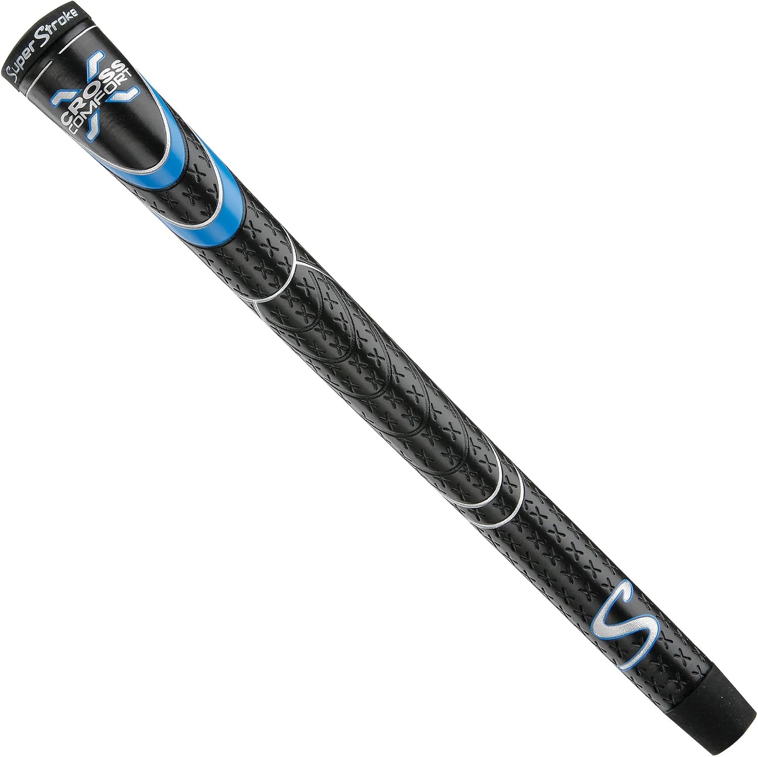 SuperStroke Cross Comfort Golf Club Grip,Soft & Tacky Polyurethane that Boosts Traction with X-Style Surface & Non-Slip for Max Performance