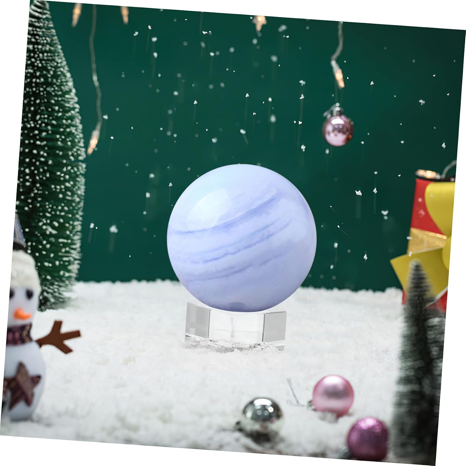 Crystal Sphere Holder Stand, 3cm Concave Base for Glass Balls Display