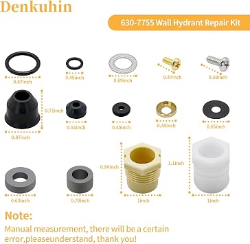 630-7755 Wall Hydrant Repair Kit Compatible with Faucet Repair Kit 500 400 300 Series, Replacement for Pressure Vacuum Breaker