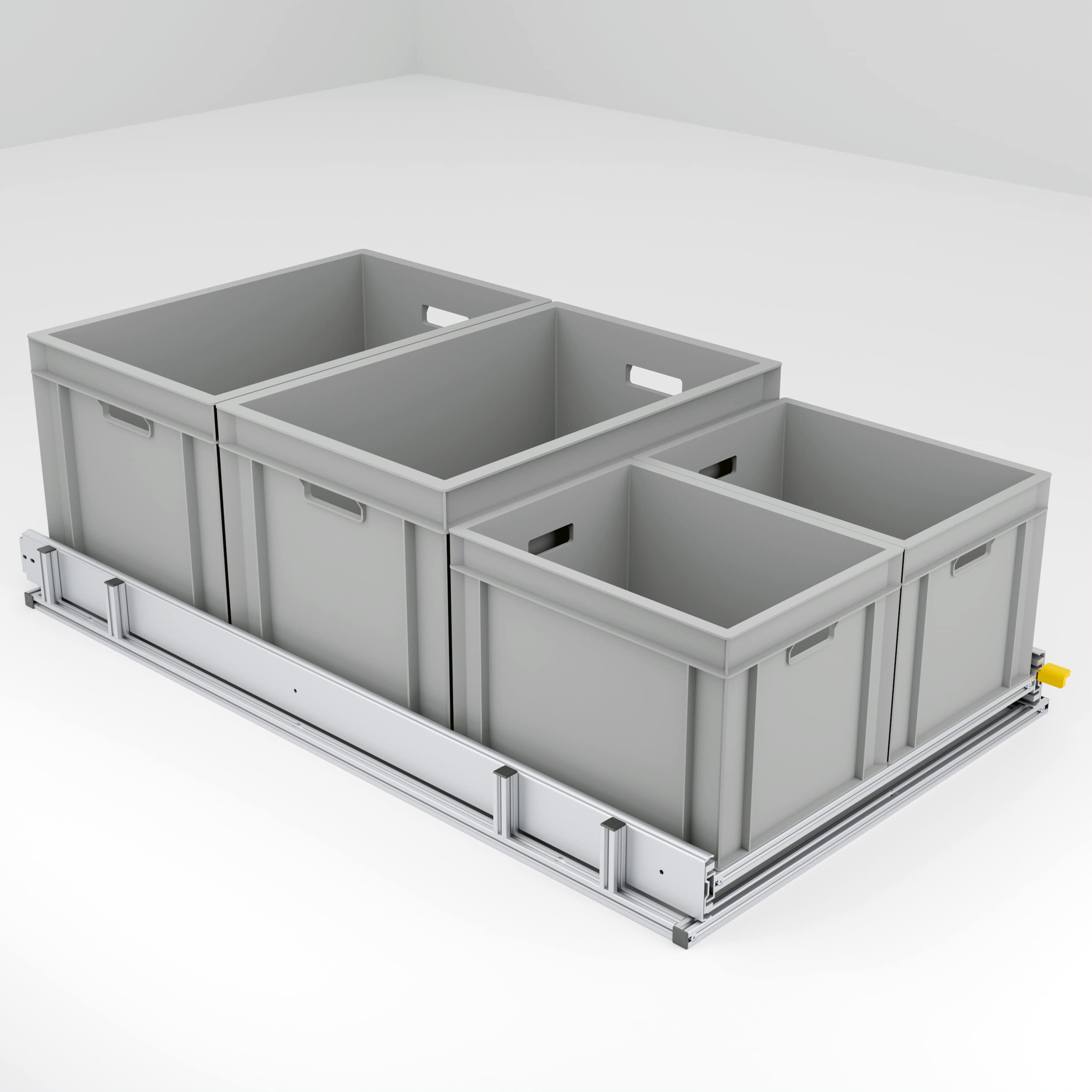 Starker Heckauszug für Wohnmobile, Länge 120cm, Last bis 220kg (Breite: 60cm)
