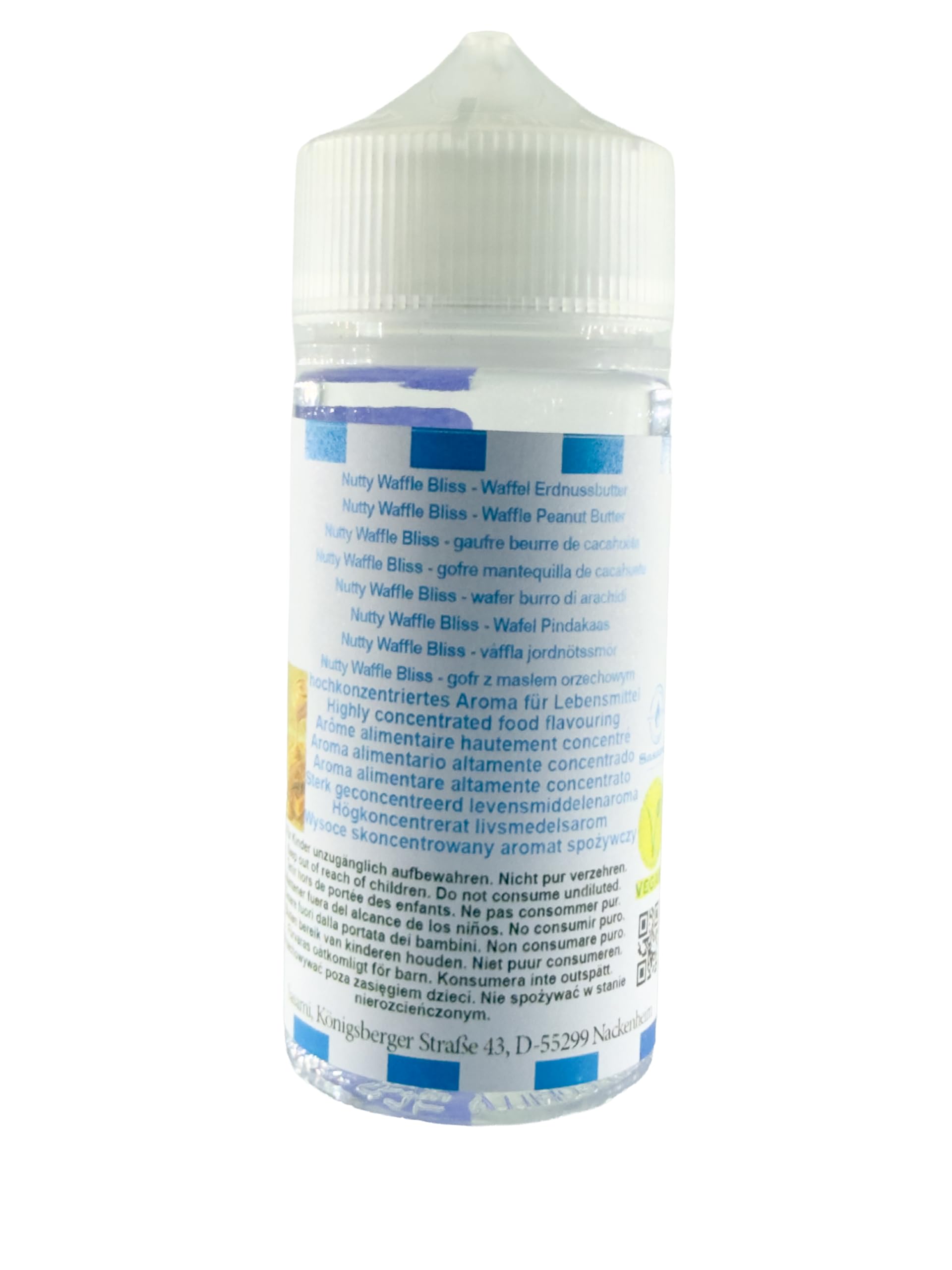 Nutty Waffle Bliss - gaufre beurre de cacahuète arôme concentré - Vegan - Sasami - 100 ml