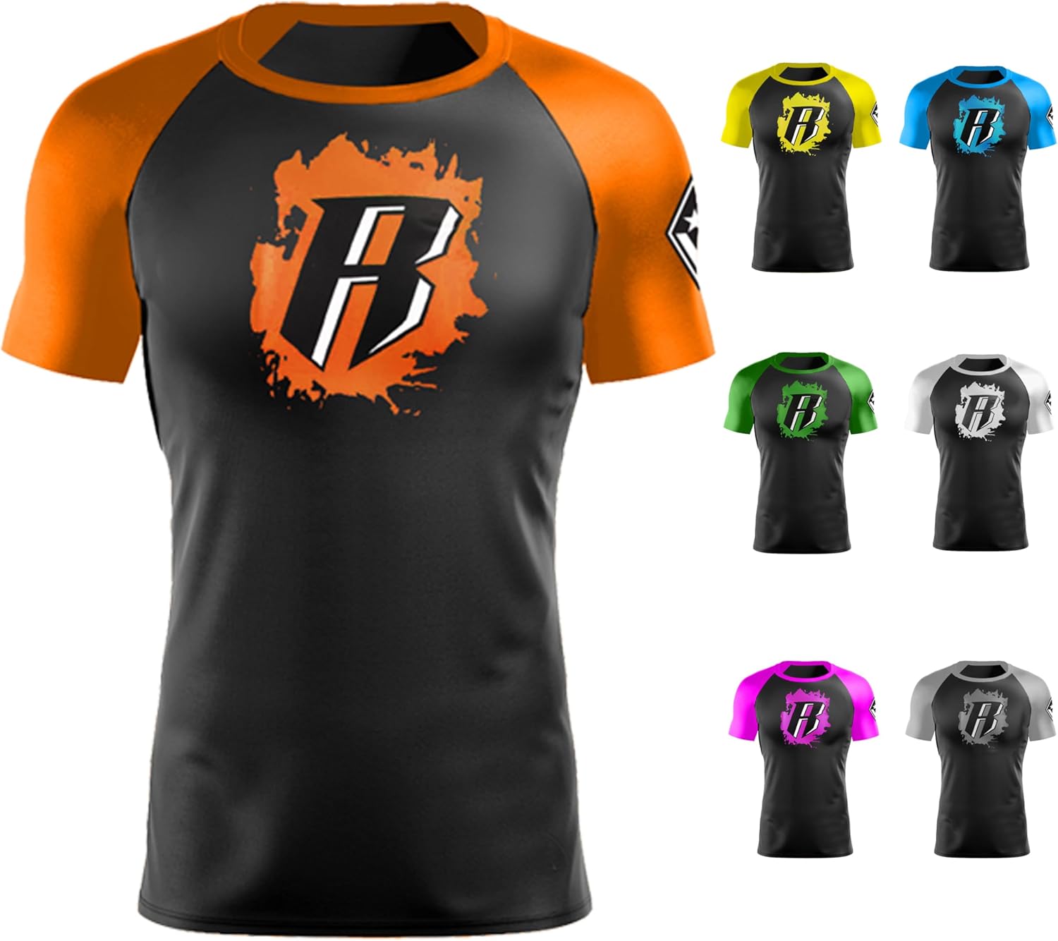 Revgear Youth MMA BJJ Short Sleeve Rash Guard | Compression Shirt for Jiu Jitsu