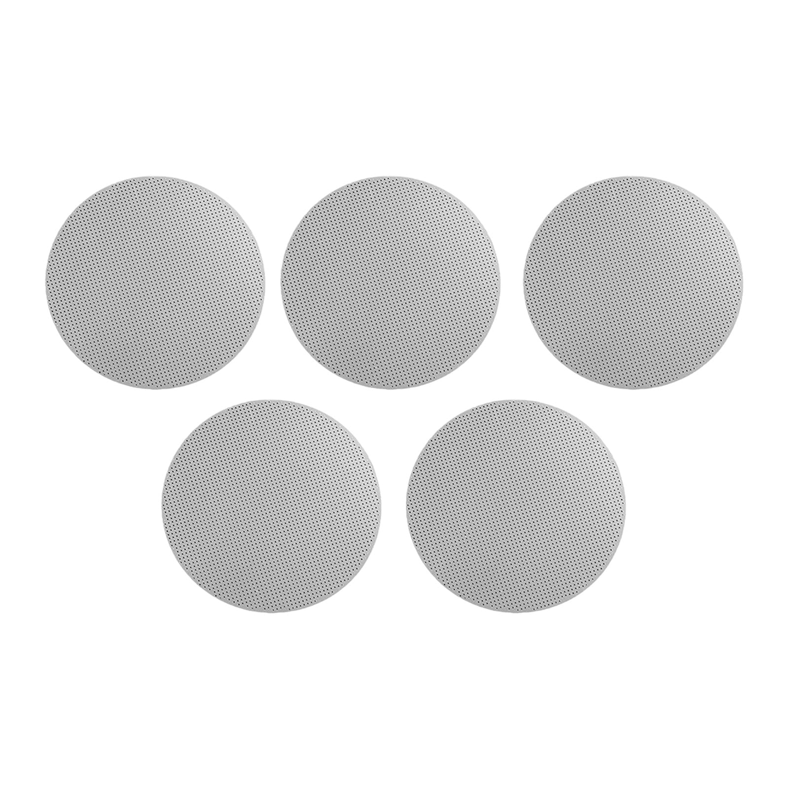 LUCKGONI Pack of 5 Nonrust Steel Coffee with Secondary Water Distribution for Uniform Enhancing Flavor and Eas