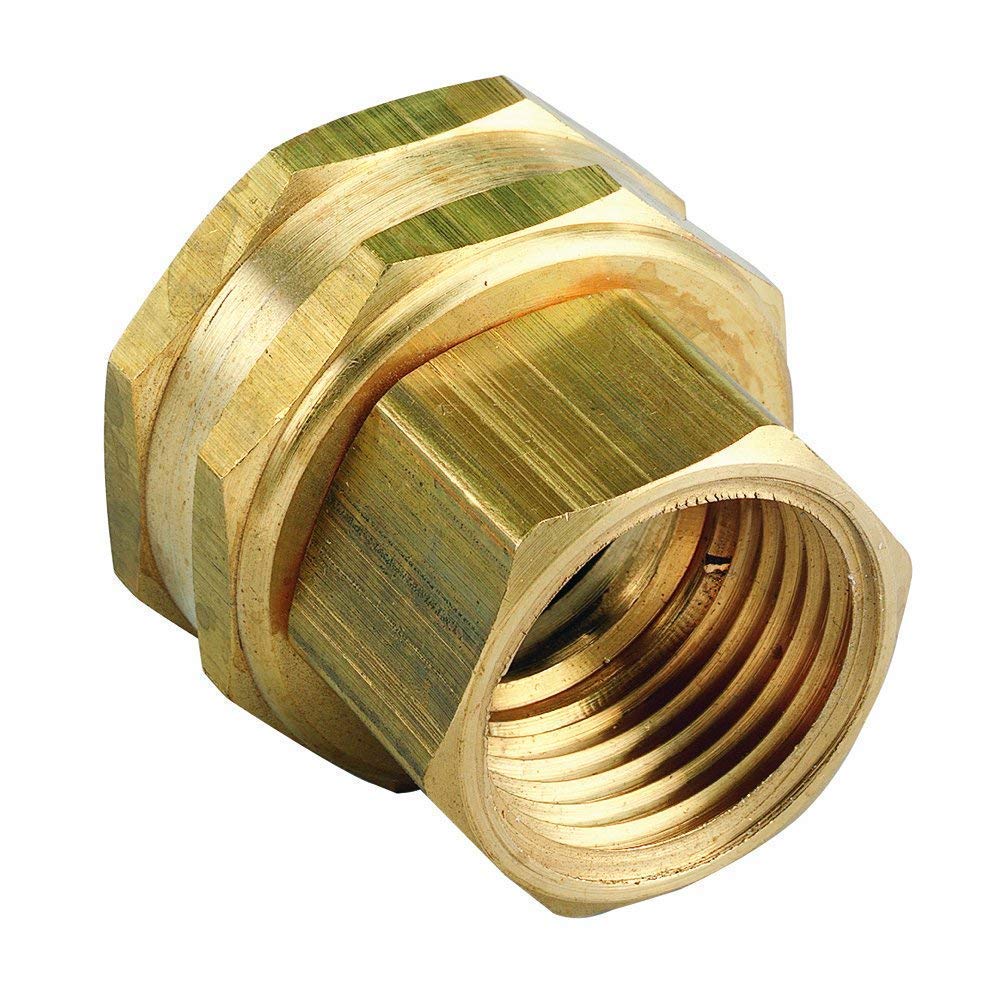 Tuyau en laiton Orbit 1,9 x 1,27 cm lot de 10 adaptateurs pour raccordement de tuyaux arrosage