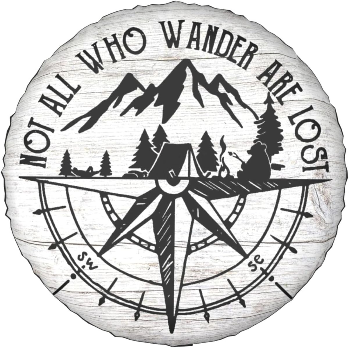 Not All Those Who Wander are Lost Spare Tire Cover Wheel Protectors Waterproof Dust-Proof Wheel Covers Universal for Wrangler Rv SUV Truck Camper Travel Trailers 14" 15" 16" 17"