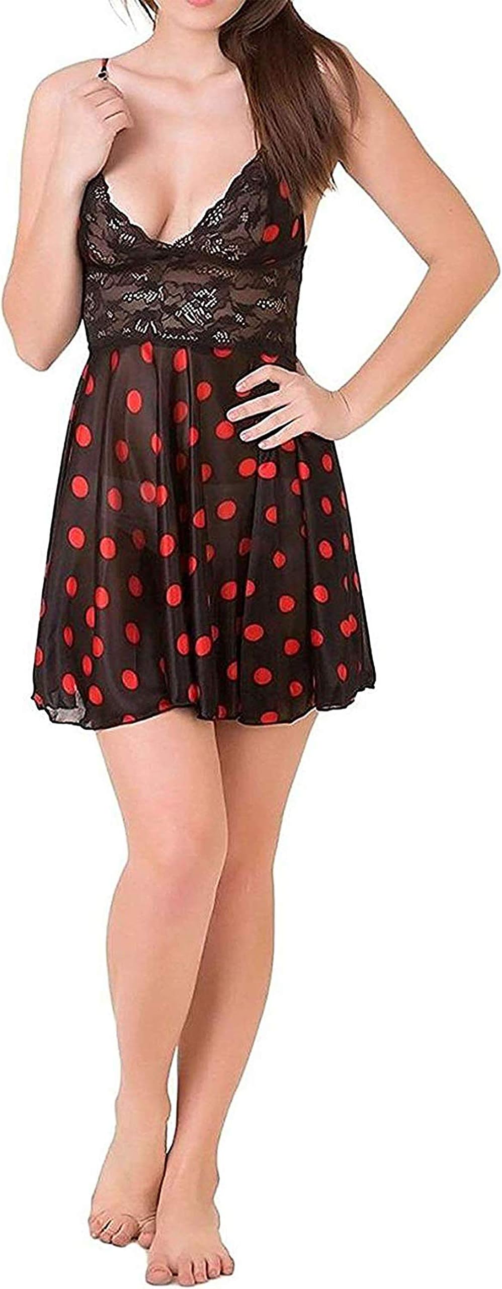 Sexy Honeymoon Lingerie for Women/Ladies and Girls Nightwear Net Babydoll Dress Sleepwea