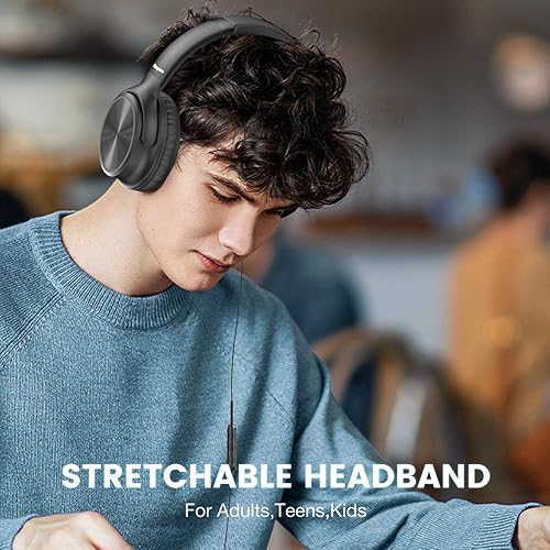 Miniatura 4 de Auriculares USB C con cable, auriculares USB C con cable con micrófono, control de volumen, sonido estéreo HD, auriculares USB tipo C plegables para