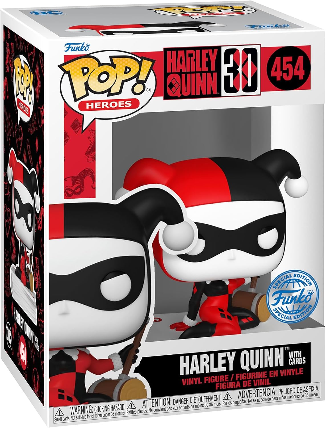 Funko POP! Heroes: Harley Quinn 30th Anniversary Harley Quinn with Cards Vinyl Figure