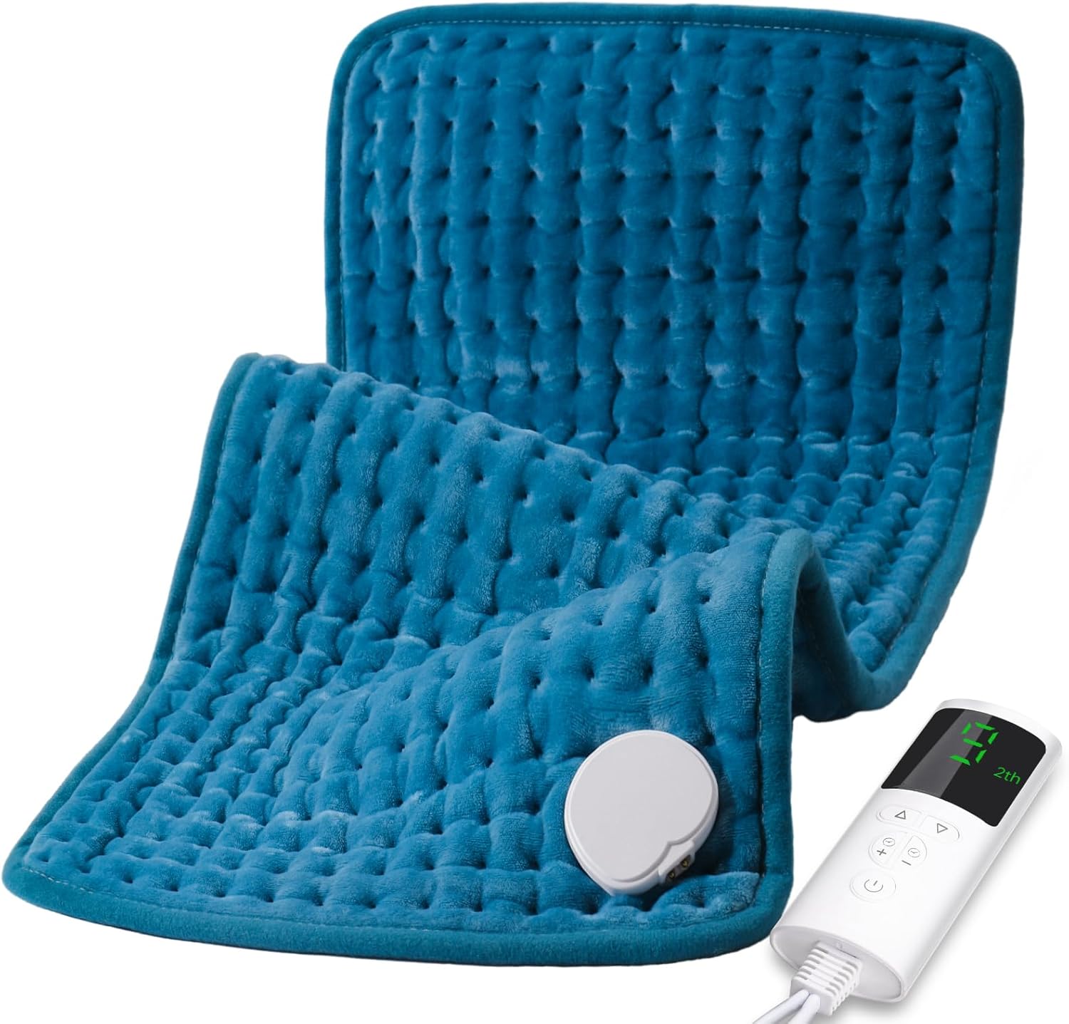 Heating Pad - Heating Pad for Back, Neck, Shoulder, Cramps and Leg Pain Relief, 9 Heat Settings & Moist Heat Options Auto-Off, Electric Heat Pads Christmas Gifts for Women, Men, 12" x 24"