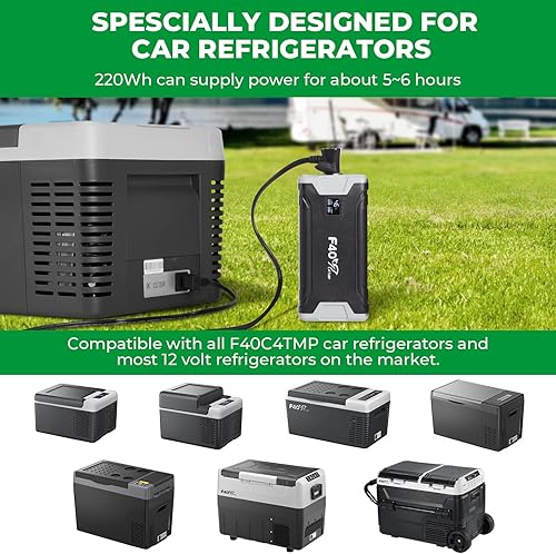 Miniatura 5 de F40C4TMP Paquete - 2 artículos Refrigerador portátil de 64 cuartos de galón y estación de energía portátil de 220 Wh