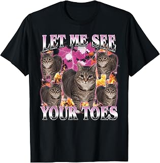 Your Toes Funny Cat Meme Bootleg Men Women T-Shirt