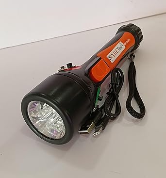 LITETECH Tricolor Red/Green/White Torch Light (Model - Prakash)