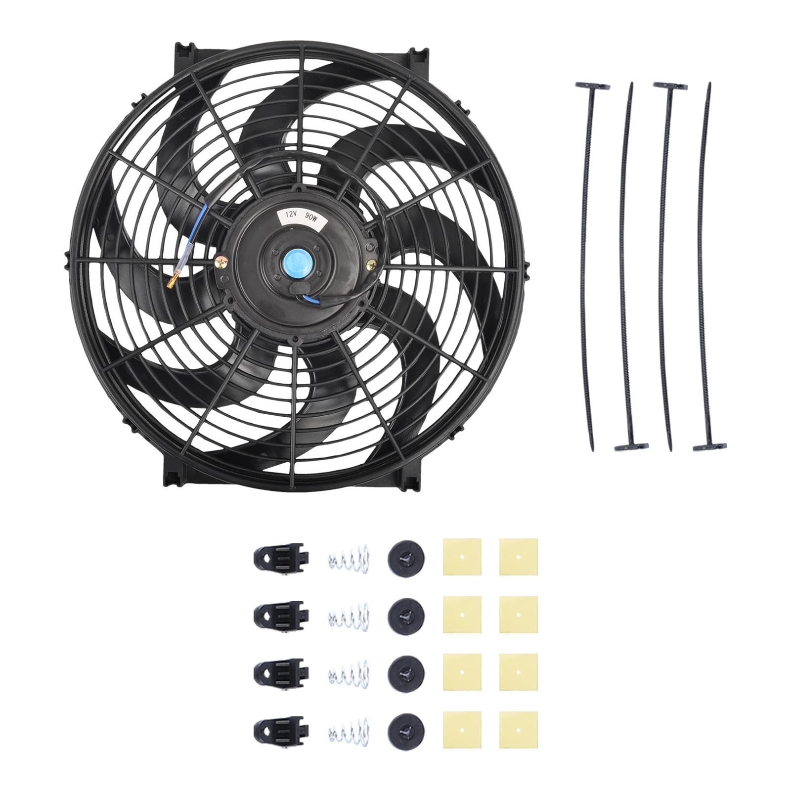 Snapklik.com : SSN 14 Inch Electric Radiator Cooling Fan Mount Kit ...