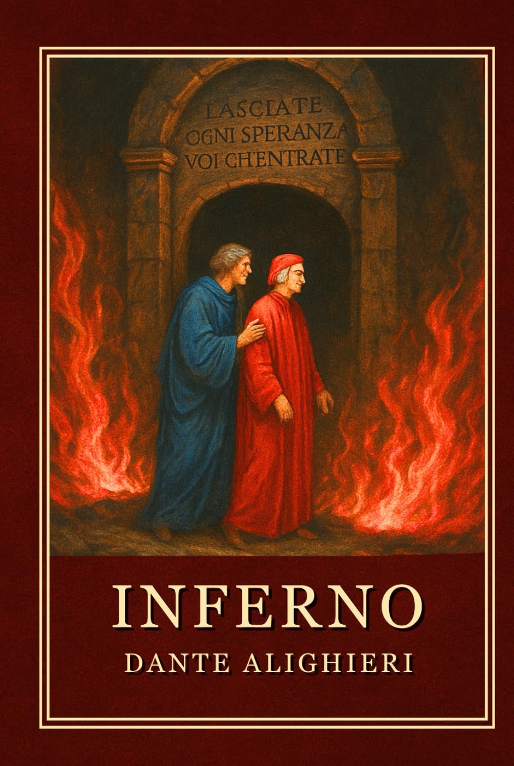 The Divine Comedy – Inferno (Illustrated Edition): A Curated Classic with Longfellow’s Translation, Modern Summaries, and Nineteenth-Century Style Illustrations