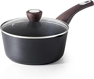 SENSARTE Nonstick Sauce Pan with Lid