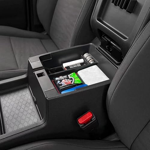 Miniatura 7 de EDBETOS Bandeja organizadora de consola central compatible con Nissan Frontier 2022 2023 accesorios para camioneta reposabrazos secundario interior