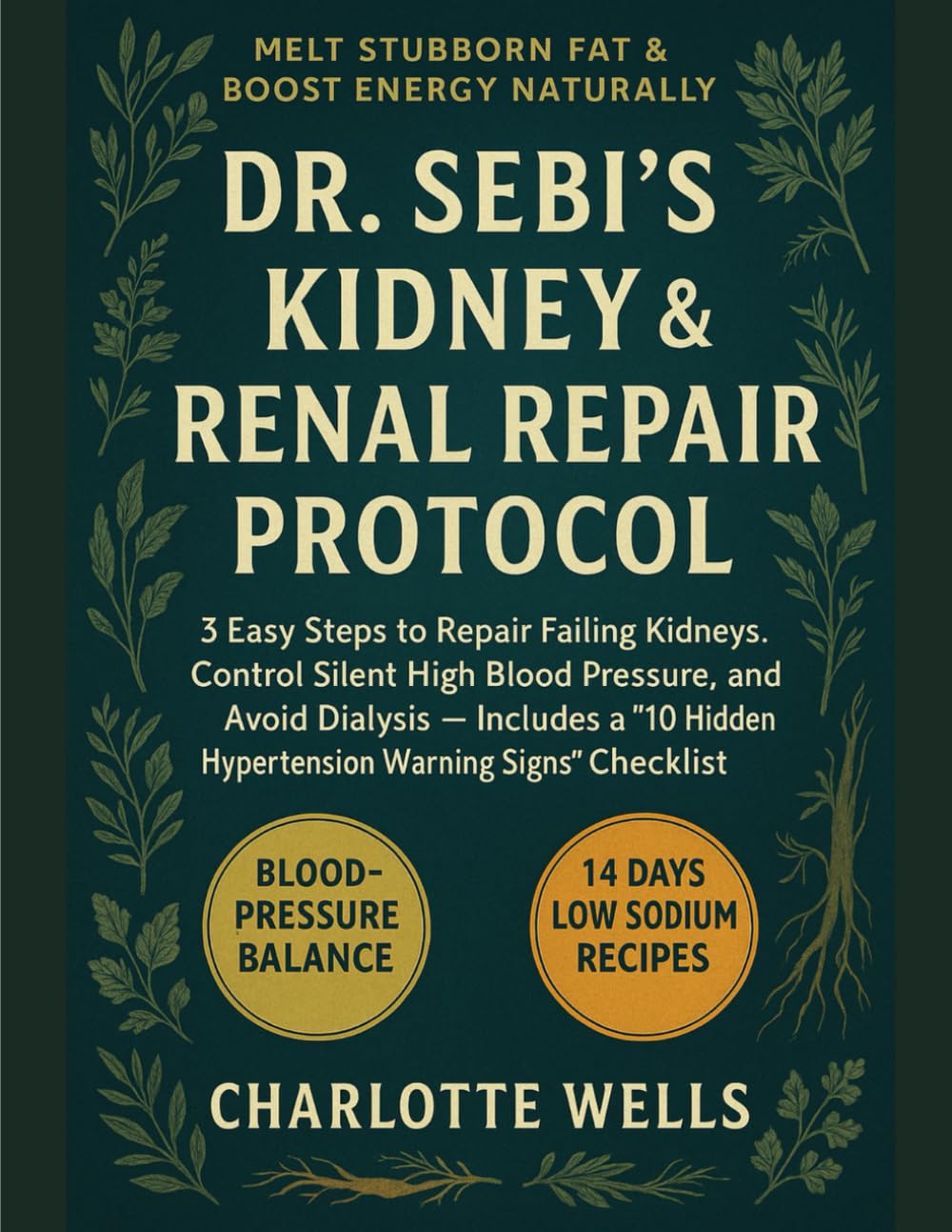 Dr. Sebi’s Kidney & Renal Repair Protocol: 3 Easy Steps to Repair Failing Kidneys, Control Silent High Blood Pressure, and Avoid Dialysis — Includes a 10 Hidden Hypertension Warning Signs Checklist