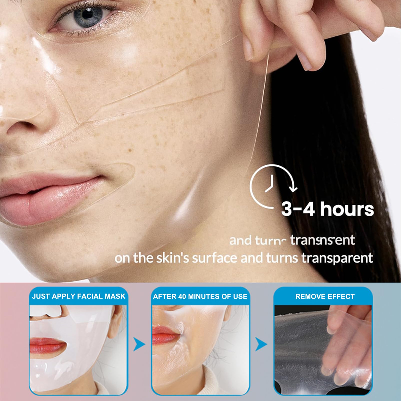 ChicNana Bio Collagen Face Mask, Bio Face Mask, Collagen Real Deep Overnight Masks, Korean Skincare, Face Skincare, Hydrating - Image 3