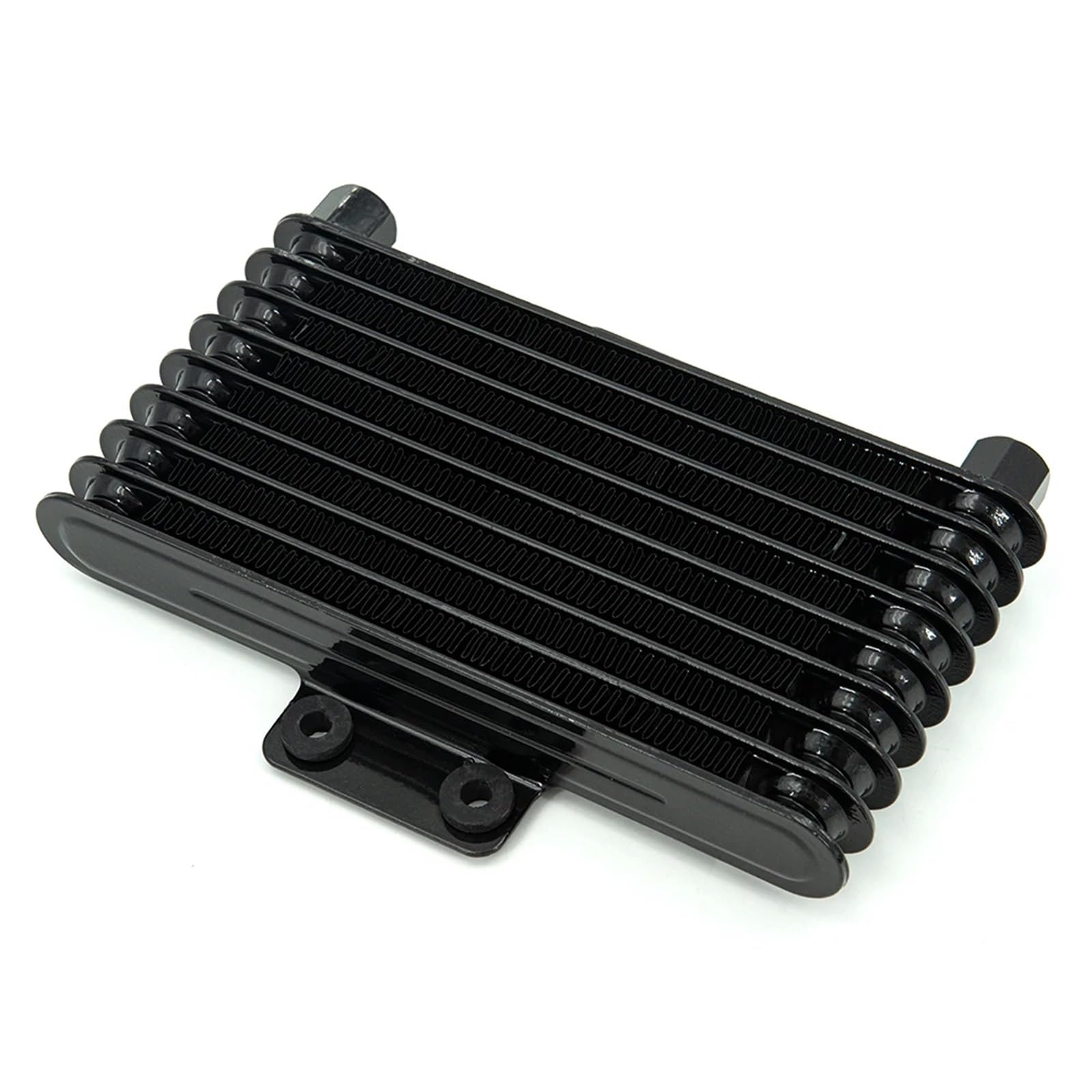 ręczny przetwornik chłodnicy Chłodnica oleju motocyklowego, chłodnica oleju silnika, pasująca do quadów terenowych o pojemności 125 cm3-250 cm3, 125 ml, srebrna, SO-10(Black m12 x 1.25)