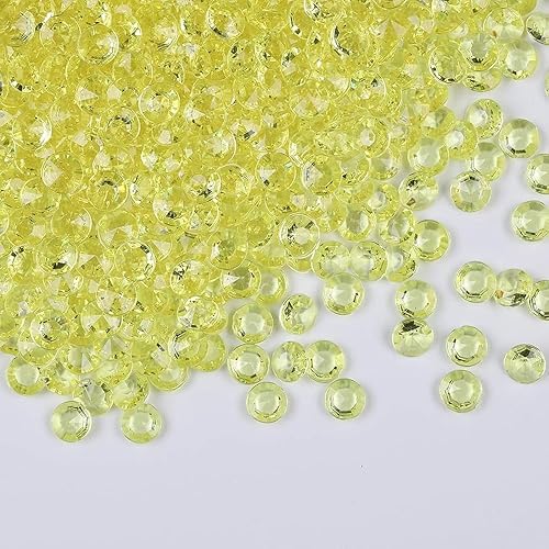 Miniatura 34 de 1000 piezas de gemas acrílicas de plástico, diamantes acrílicos falsos, cuentas de relleno de jarrón, cristales de diamantes sintéticos, joyas