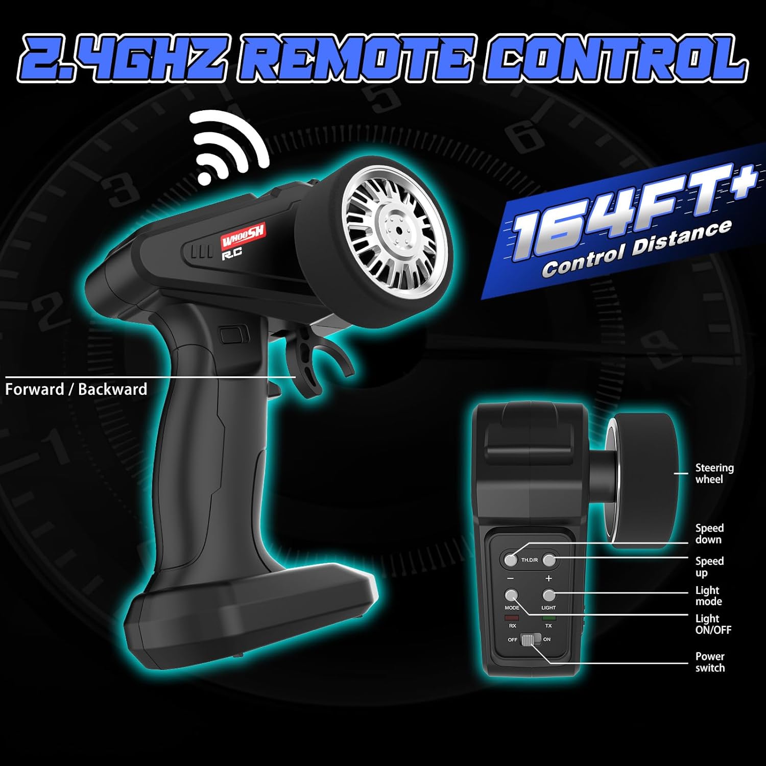 RC Drift Car, 1:16 Remote Control Drift Car 4WD 2.4GHz RC Cars Remote Control Car Drifting Cars High Speed Model Vehicle with Lights Drifting Tire Rechargeable Toy Cars Gifts for Adults Boys