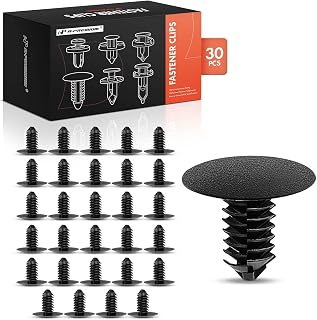 A-Premium 30 PCS Interior Trim Panel Cowl Cover Car Retainer Fastener Push Pin Clips Compatible with VW Jetta Passat Golf Alltrack R Tiguan Atlas Cross Sport GTI Audi A5 Quattro A3 Q3 - for 8mm