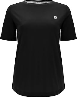 Camiseta Regular de Manga Corta con Estampado Reflectante en la Parte Trasera