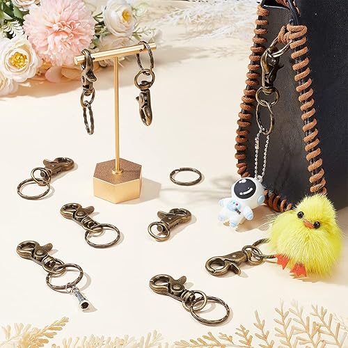 Miniatura 2 de Pandahall Elite Acero Inoxidable 304clave Cadena compnents Clasp 28x 2.7mm Anillos conclusiones 5pcsbolsa