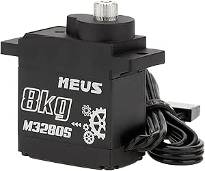 MEUS RACING 8KG Digital RC Micro Servo for Axial SCX24 Traxxas TRX4M Redcat Ascent-18 1/18 1/24 RC Crawler, NOT for Stock SCX24 Servo Mount(M3280S)