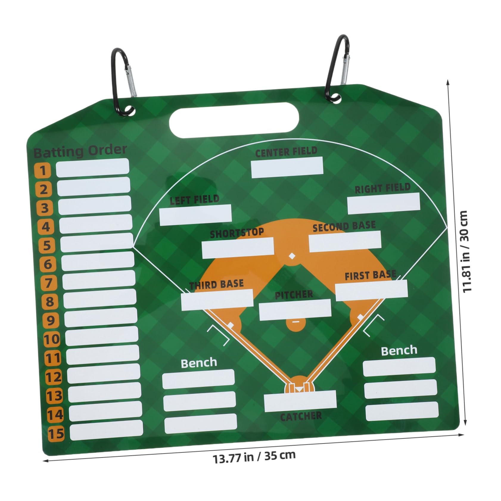 KOMBIUDA Magnetic Baseball Dry Erase Basketball Lineup Board Portable for Sports Basketball Baseball