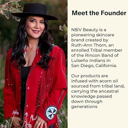 Miniatura 5 de N8iV Beauty Crema hidratante Daybreak con aceite de bellota, aceite de semilla de jojoba hidratante, repara y revitaliza la piel con células madre