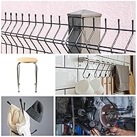 Vista 2 de DMiotech Paquete de 100 protectores de rosca de tornillo negros de 1/2 pulgada de identificación, tapas de goma para pernos de tornillo, tubería