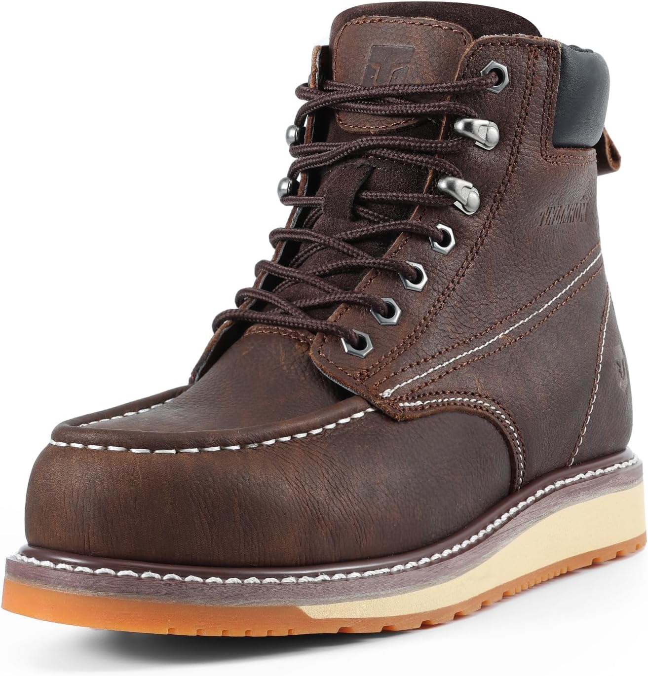 Comfort Work Boots for Men Steel Toe / Soft Toe Boots Water Resistant and Slip Resistant safety Boots for men & botines para hombre for Factory Workers