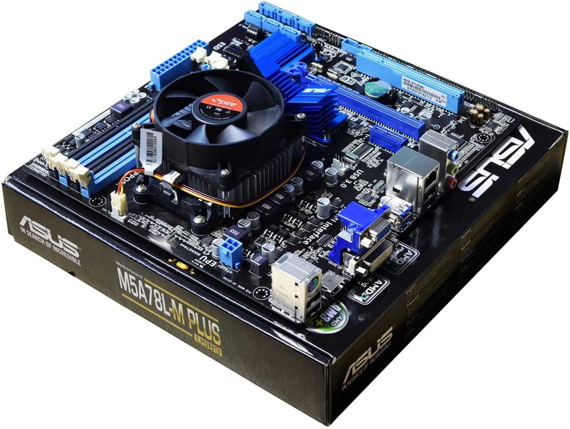 ADMI PC COMPONENT UPGRADE BUNDLE: AMD FX-8300 Eight Core 4.2GHz Turbo - Asus M5A78L-M PLUS/USB3 HDMI Motherboard - 16GB DDR3 1600MHz RAM