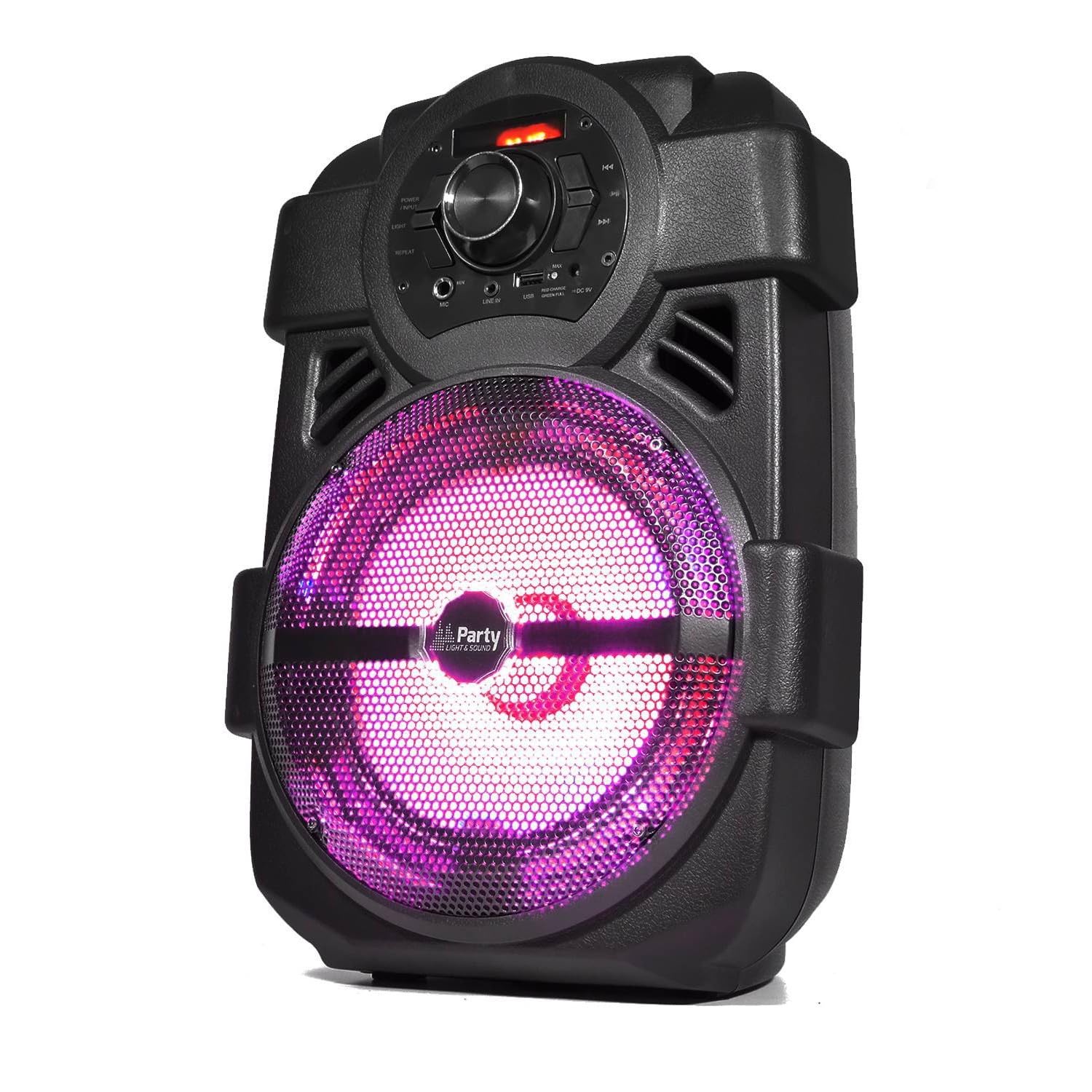Enceinte Portable 8"/20cm 250W avec USB/Bluetooth/FM - Party Light & Sound HANDY250