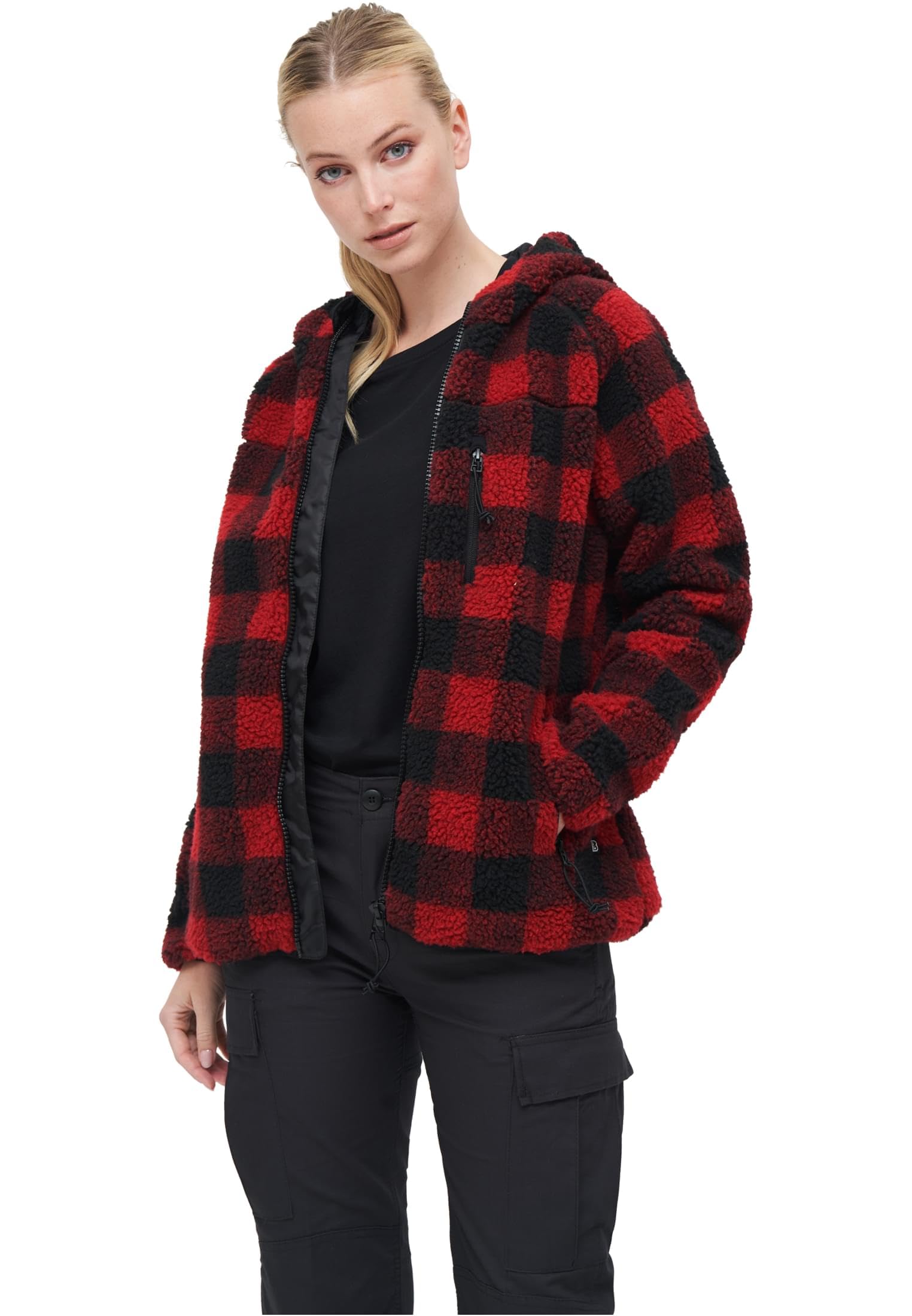 Brandit Women Teddyfleece Jacket Hooded | mehrere Fabvarianten, Größen XS bis 5XL