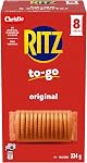 RITZ To-Go Original Crackers, Pack of 8 individually wrapped cracker stacks, 334g, Portable Format, Convenient On-The-Go Snack, Lunchbox & Travel Snack