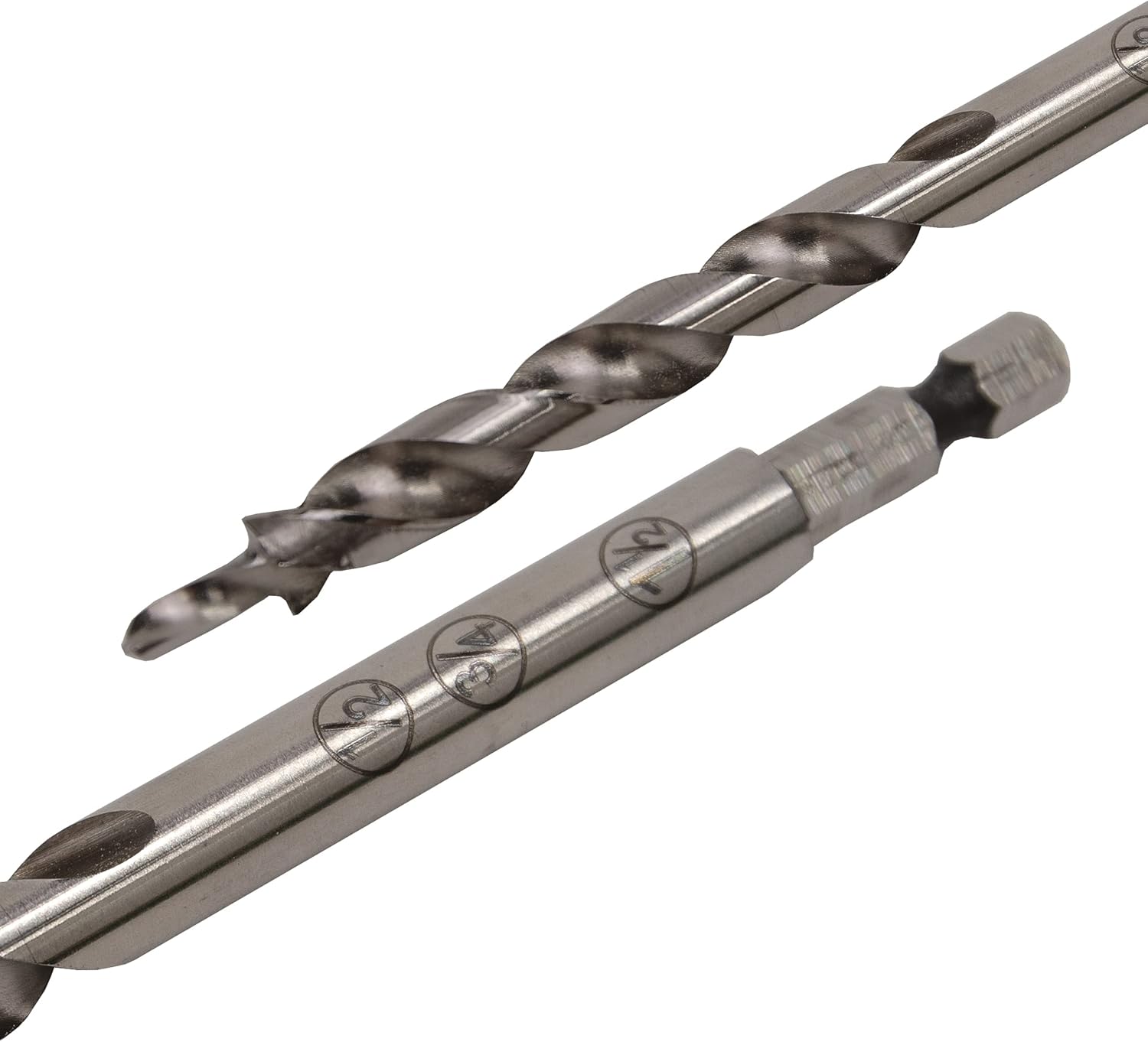 Kreg Easy-Set Pocket-Hole Drill Bit - Precision Drill Bit for Accurate Pocket Hole Drilling - Woodworking Tool - for Materials 1/2" to 1-1/2" Thick - KPHA300-2 Count
