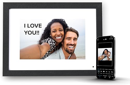 Miniatura 8 de Simply Smart Home Marco de fotos digital WiFi de 14 pulgadas  Envía fotos o video desde el teléfono a un marco de fotos digital con aplicación