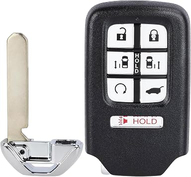 TOP-VIGOR Keyless Entry Remote Control Car Key Fob Replacement Compatible with Honda Odyssey 2018 2019 2020 for Driver 2 Memory SUV, 433Mhz ID47 Chip 7 Button for KR5V2X V41 72147-THR-A11